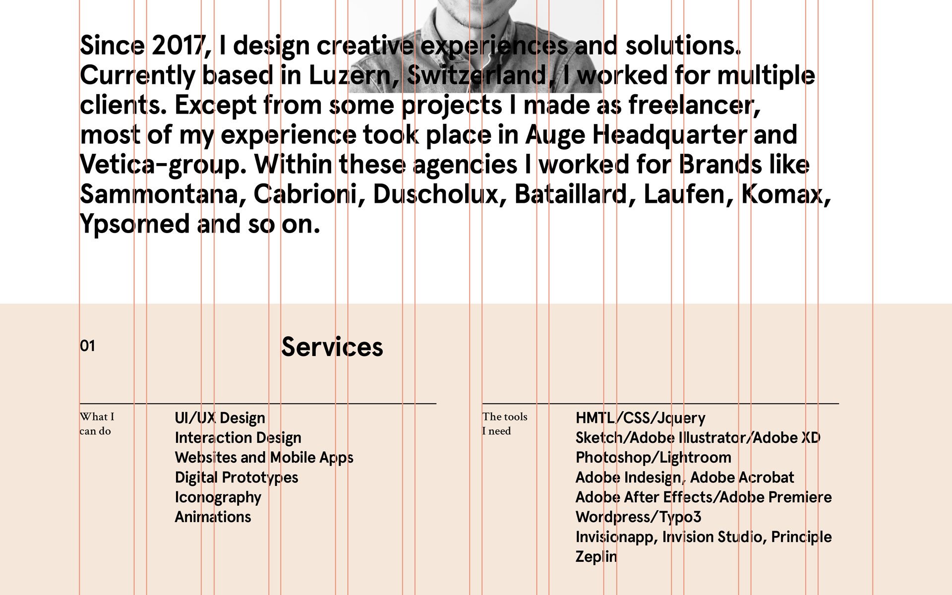 grid about page