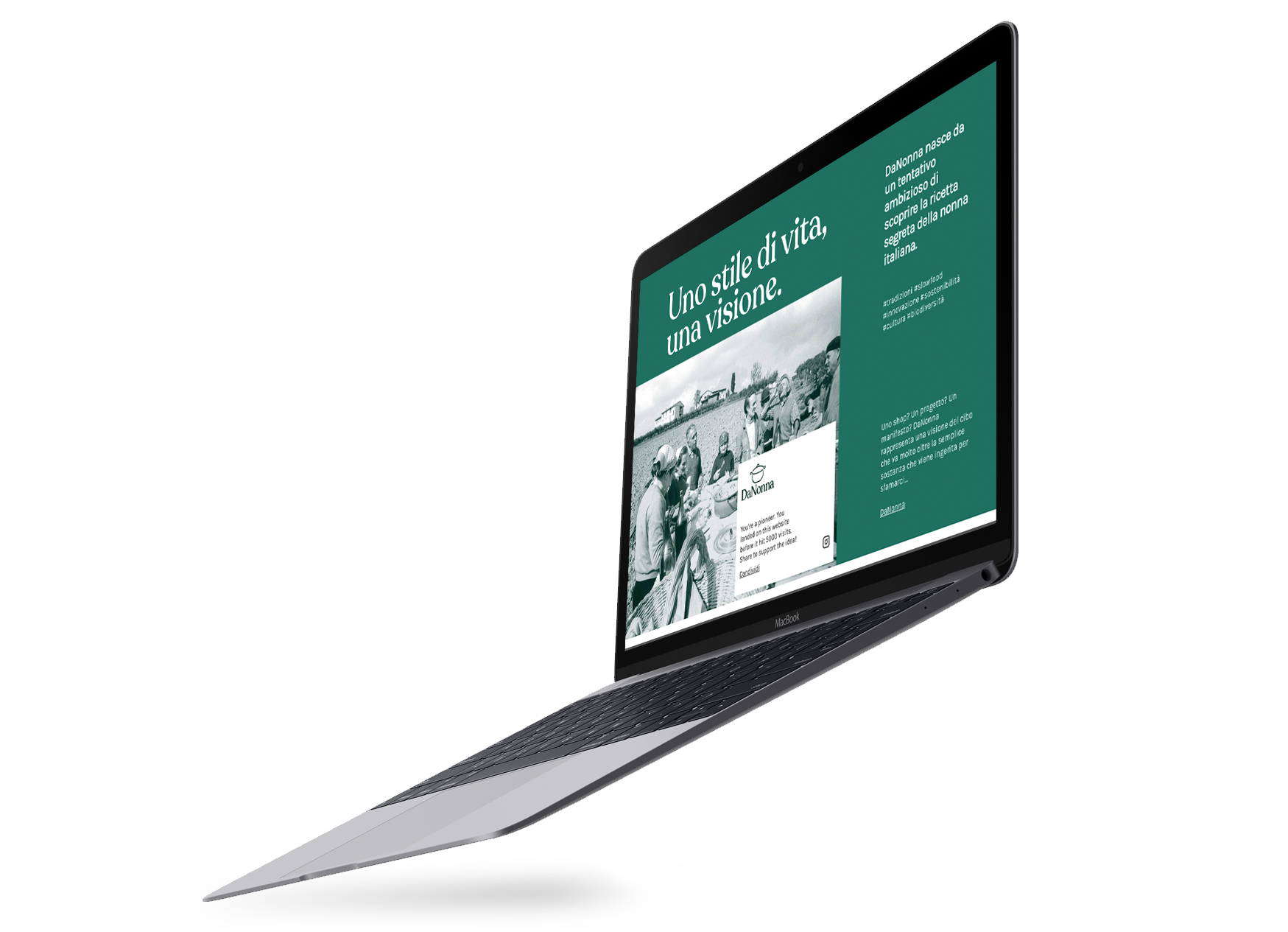 mockup DaNonna ecommerce